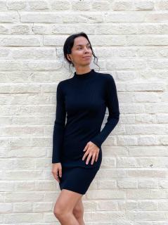 pletené šaty Tamara Barva: černá