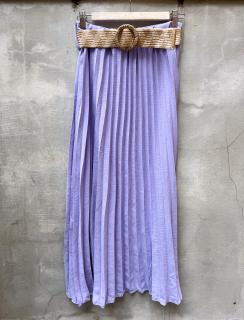 plisovaná sukně Claire Barva: lila