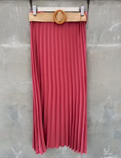 plisovaná sukně Claire Barva: malinová