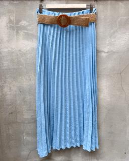plisovaná sukně Claire Barva: světle modrá