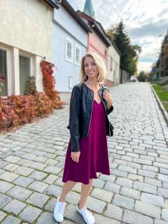 šaty Alexa Barva: fialová - švestková