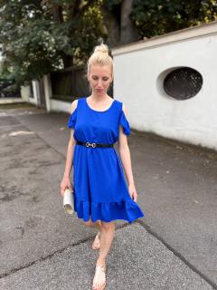 šaty Noa Barva: Modrá