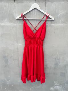 šaty Paige Barva: červená
