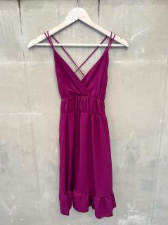 šaty Paige Barva: fialová - švestková