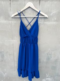 šaty Paige Barva: Modrá