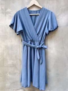 šaty Vanda Barva: modro-šedá