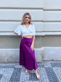 sukně Bella Barva: fialová - švestková