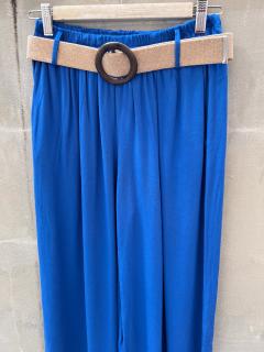 Volné kalhoty Lela Barva: Modrá