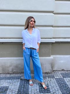 volné kalhoty Sia Barva: světle modrá