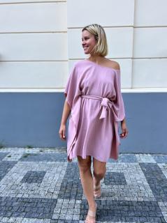 volné šaty Natali Barva: světle růžová