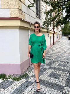 volné šaty Natali Barva: Zelená