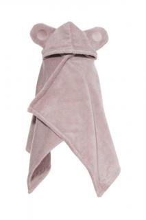 Dětská osuška do sauny či pelerína s kapucí, 100% bavlna, 0-5 let Barva: Růžová