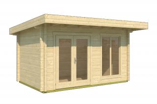 Dřevěný zahradní domek Dorset 71 400 x 250 cm, 70 mm