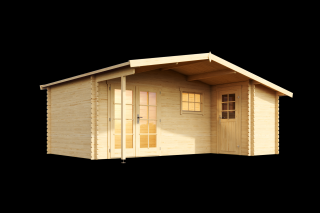 Dřevěný zahradní domek Little Rock 510 x 430 cm, 34 mm. IHNED K DODÁNÍ!