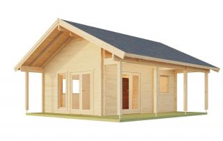 Dřevěný zahradní domek Missouri 430 x 560 cm, 70 mm