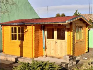 Dřevěný zahradní domek Solo 400 x 500 cm, 34 mm