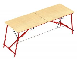 Skládací kempingový stůl 165 x 70 x 55 cm, 14 kg