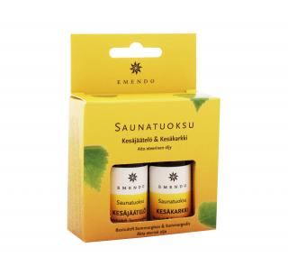 Vůně do sauny letní Premium, 2x 10 ml, vanilková zmrzlina & vanilkový bonbon