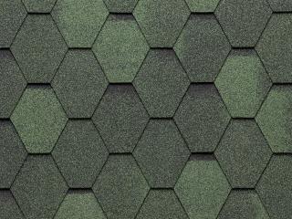 Asfaltový šindel Premium Mosaik Barva: námořní zelená, Jednotka: m2, Velikost balení: 3,45
