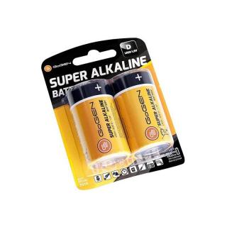 Baterie alkalická GoGEN SUPER ALKALINE D, LR20, blistr 2ks