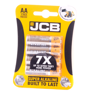 Baterie-JCB-LR06 AA Napětí: 1,5 V, V balení: 4 baterie