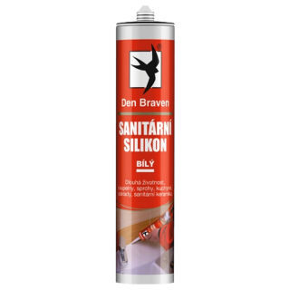 Den Braven Sanitární silikon Barva: bílá, Objem: 280 ml
