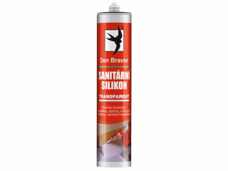 Den Braven Sanitární silikon Barva: transparentní, Objem: 280 ml