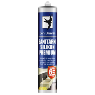 Den Braven Sanitární silikon PREMIUM Barva: bílá, Objem: 280 ml