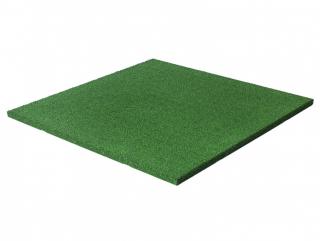 Gumová dlažba Play Barva: zelená, Rozměr: 100 x 100 x 3 cm