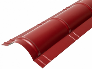 Hřebenáč oblý Klasik Barva: RAL 3011 červená, Rozměr: 2000 mm