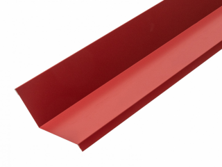 Lemování ke zdi Klasik vrchní Barva: RAL 3011 červená, Rozměr: 2000 mm