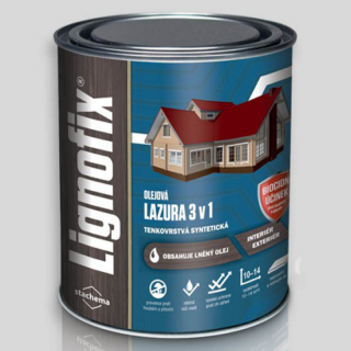 Lignofix Lazura 3v1 Barva: dub, Objem: 600 ml