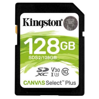 Paměťová karta Kingston Canvas Select Plus SDXC 128GB UHS-I U3