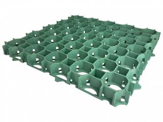 Plastová zatravňovací dlažba Covergrid Antislip Barva: zelená, Rozměr: 50 x 50 x 5,5 cm