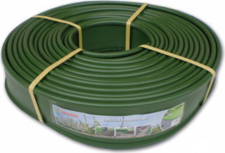 Plastový zahradní obrubník 12,5 cm Barva obrubníku: zelená, Výška obrubníku: 12,5 cm, Délka obrubníku: 18 m