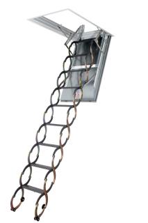 Protipožární půdní schody LSF Šířka: 50 cm, Délka: 70 cm, Max výška stropu: 300 cm