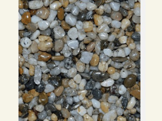 Říční kamínky Typ: 4 - 6 mm / oblé