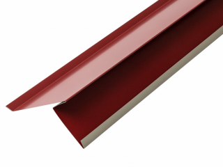 Štítové lemování Klasik spodní Barva: RAL 3011 červená, Rozměr: 2000 mm