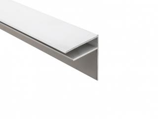Ukončovací lišta Guttaprofil ALU-F elox Rozměr: 16 mm / 6000 mm