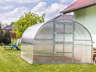 Zahradní skleník z polykarbonátu Gardentec Classic 2 m  + Kompletní sada těsnění Délka skleníku: 2 m, Šířka skleníku: 3 m, Tloušťka polykarbonátu: 4…