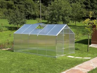 Zahradní skleník z polykarbonátu Gardentec F5