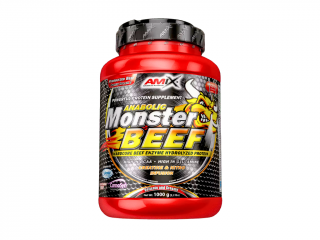 Amix Anabolic Monster Beef Protein - 1000 g Příchuť: Strawberry - Banana