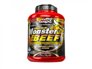 Amix Anabolic Monster Beef Protein - 2200 g Příchuť: Strawberry - Banana