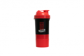 BAD ASS  Smart Shaker Red/Black - 400 ml