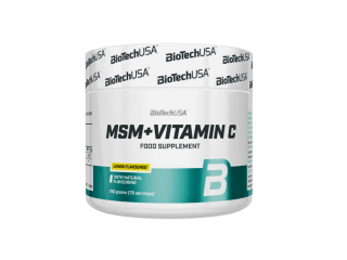 Biotech USA MSM + Vitamín C - 150 g