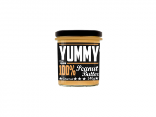 FitBoom 100% Arašídové máslo - 340 g Konzistence: Crunchy