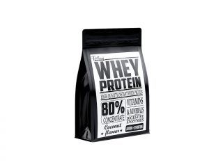 FitBoom Whey Protein - 1000 g Příchuť: Bílá čokoláda s jahodami