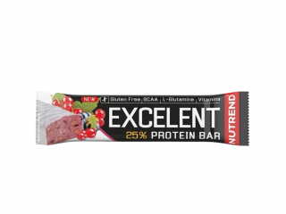 Nutrend Excelent protein bar - 85 g Příchuť: Černý rybíz - Brusinka