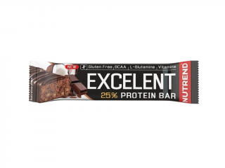 Nutrend Excelent protein bar - 85 g Příchuť: Čokoláda - kokos