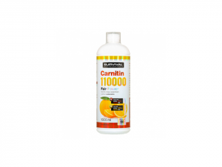 Survival Carnitin 110000 Fair Power® - 1000 ml Příchuť: Orange